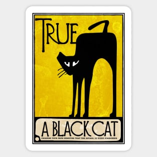 A Black Cat: Sticker